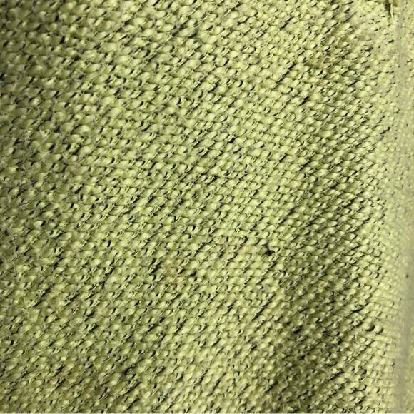 Soft Surroundings neon yellow lime green hooded knit tunic top size Small - Picture 8 of 15